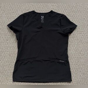 Women's Black Scrub Top